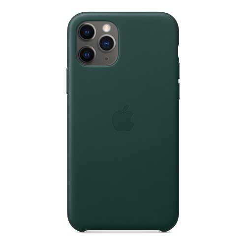 Чехол Apple для iPhone 11 Pro Leather Case - Forest Green в Теле2