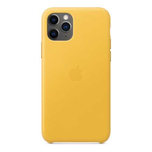 Чехол Apple для iPhone 11 Pro Leather Case - Meyer Lemon в Теле2