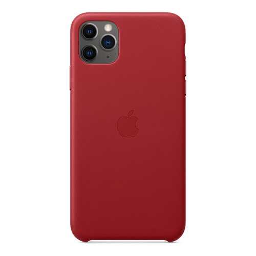 Чехол Apple для iPhone 11 Pro Max Leather Case - (PRODUCT)RED в Теле2