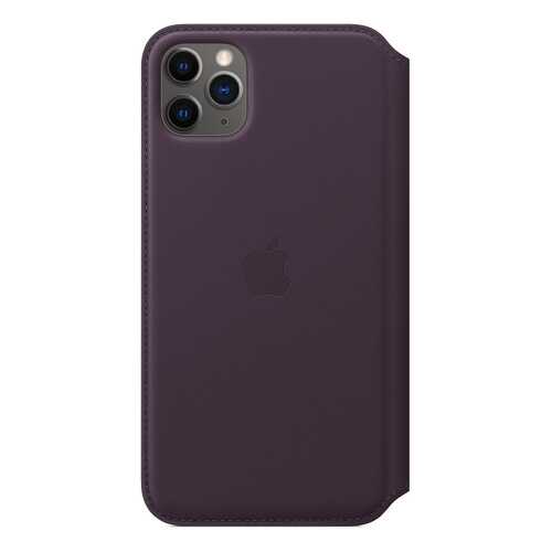 Чехол Apple для iPhone 11 Pro Max Leather Folio - Aubergine в Теле2