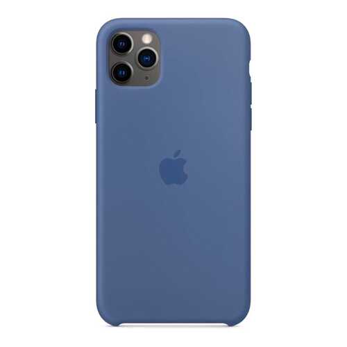 Чехол Apple для iPhone 11 Pro Max Silicone Linen Blue в Теле2