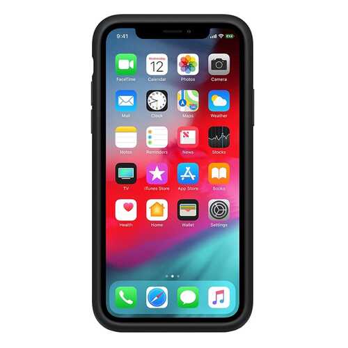 Чехол Apple для iPhone Xs Max Black (MRXQ2ZM/A) в Теле2