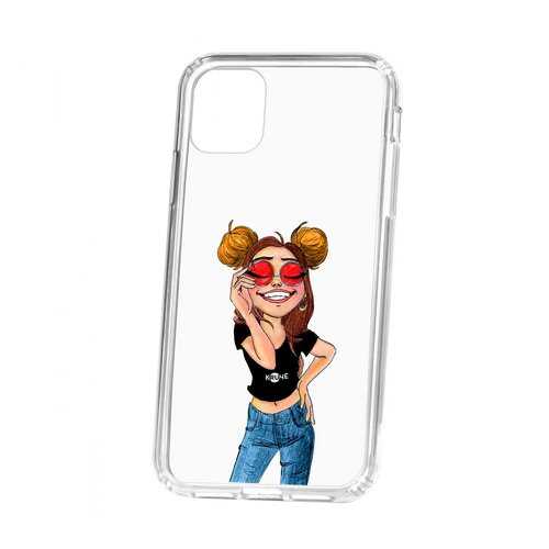 Чехол Apple iPhone 11 Kruche Print Smiling в Теле2