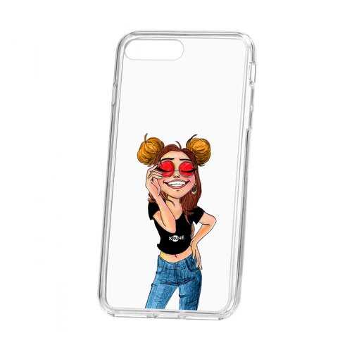 Чехол Apple iPhone 7 Plus Kruche Print Smiling в Теле2