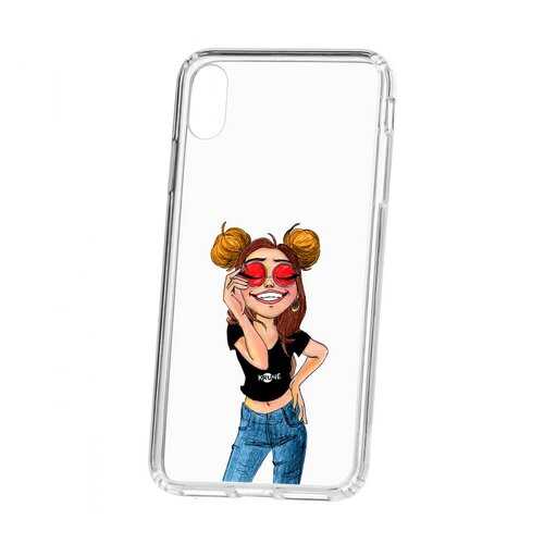 Чехол Apple iPhone XS Max Kruche Print Smiling в Теле2