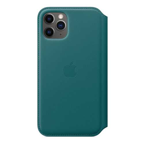 Чехол Apple Leather Folio Peacock для смартфона iPhone 11 Pro (MY1M2ZM/A) в Теле2