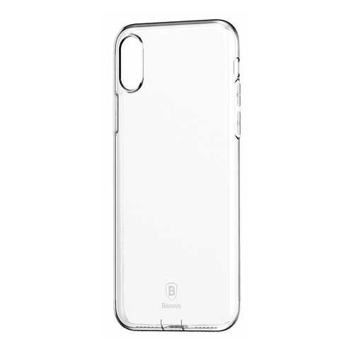 Чехол Baseus Simple Series Case Pluggy (ARAPIPHX-A02) для iPhone X (Transparent) в Теле2