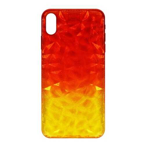 Чехол Crystal Krutoff для iPhone XS Max Yellow/Red в Теле2