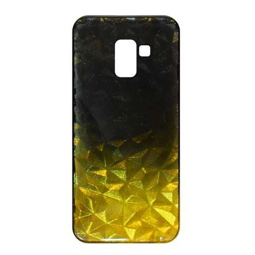 Чехол Crystal Krutoff для Samsung Galaxy A8+ (SM-A730) Black/Yellow в Теле2