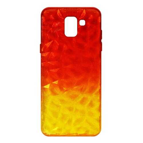 Чехол Crystal Krutoff для Samsung Galaxy J6 2018 (SM-J600) Yellow/Red в Теле2