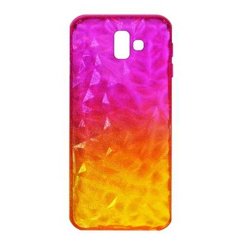 Чехол Crystal Krutoff для Samsung Galaxy J6+ (SM-J610) Yellow/Pink в Теле2