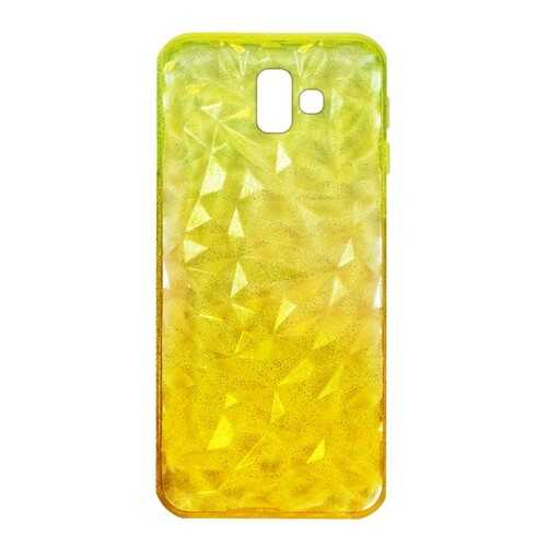 Чехол Crystal Krutoff для Samsung Galaxy J6+ (SM-J610) Yellow в Теле2