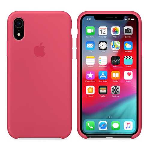 Чехол для Apple iPhone XR Silicone Case Hibiscus цвет Гибискус (MWB1DFE/A) в Теле2