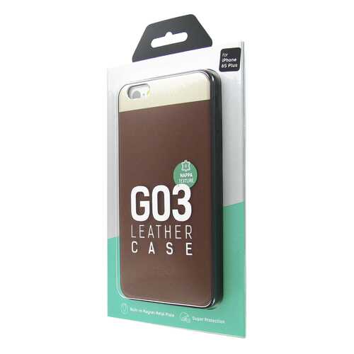 Чехол Dotfes G03 Aluminium Alloy Nappa leather Case для iPhone 6 Plus/6s Plus (brown) в Теле2