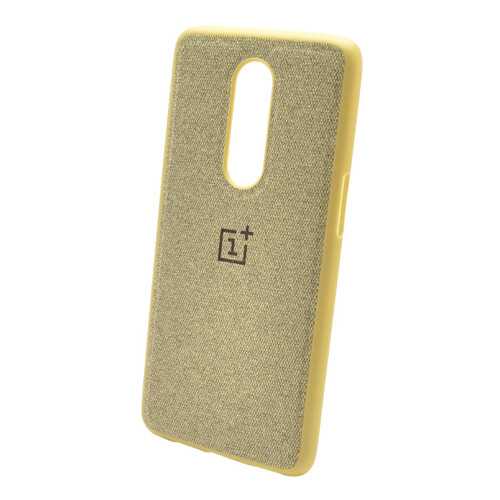 Чехол Fiber Logo для OnePlus 6 Gold в Теле2