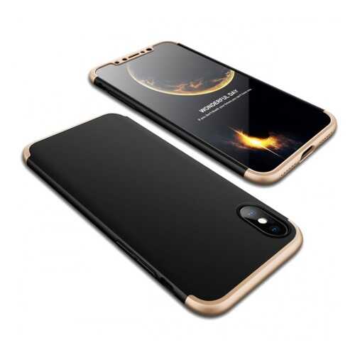 Чехол GKK LikGus для Apple iPhone X (5.8) Black/Gold в Теле2