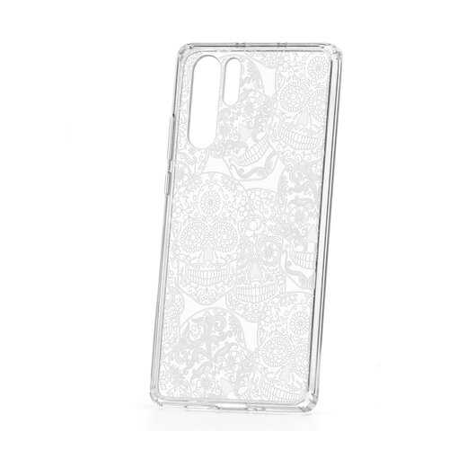 Чехол Huawei P30 Pro Kruche Print Skull White в Теле2