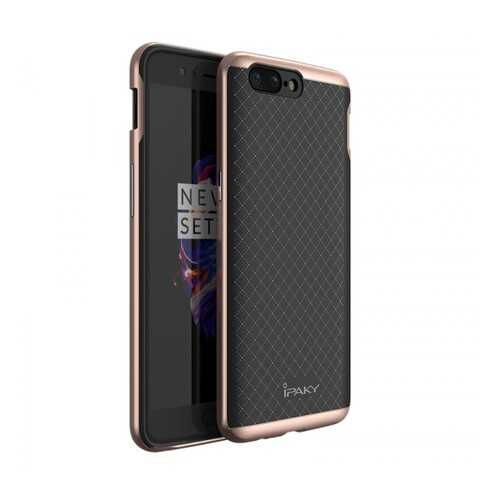 Чехол iPaky +PC для OnePlus 5 Black/Rose Gold в Теле2