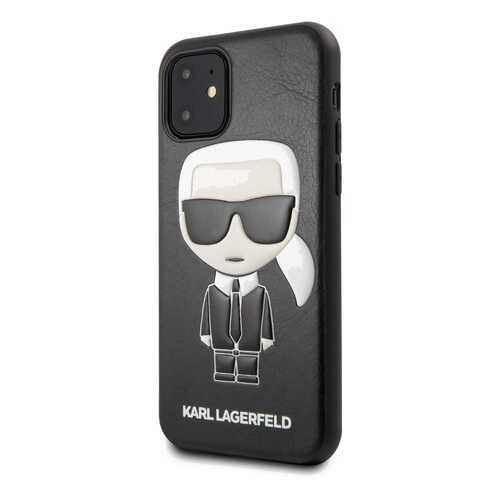 Чехол Karl Lagerfeld PU Leather Iconik (KLHCN61IKPUBK) для iPhone 11 (Black) в Теле2