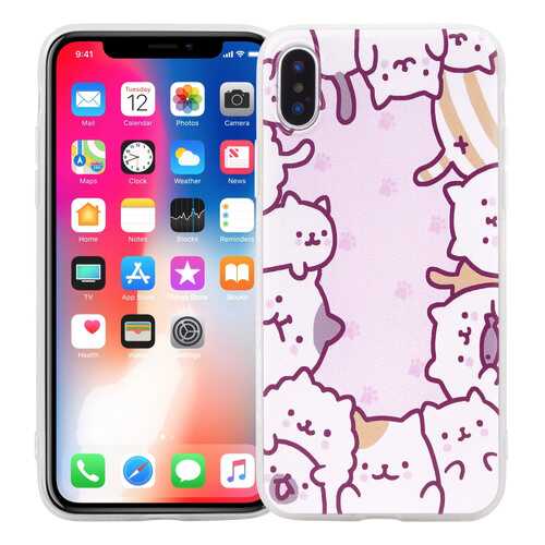 Чехол KAWAI для iPhone X/XSKittens в Теле2