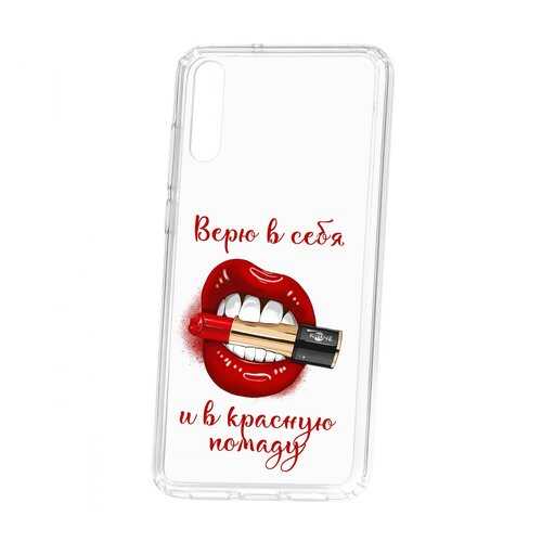 Чехол Kruche Huawei P20 Print Red lipstick в Теле2