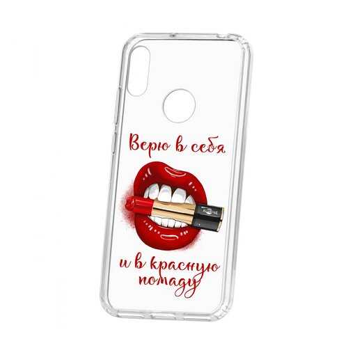 Чехол Kruche Huawei Y6 Print Red lipstick в Теле2