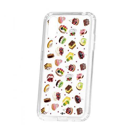 Чехол Kruche Samsung Galaxy A01/A015 Print Cake в Теле2