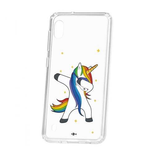 Чехол Kruche Samsung Galaxy A10 2019 Print Единорожка в Теле2