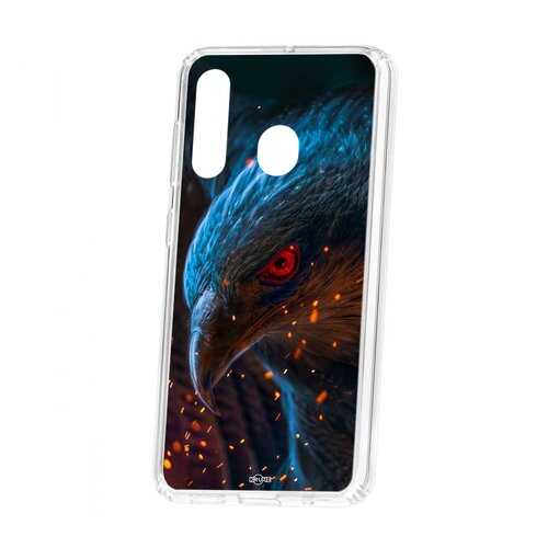 Чехол Kruche Samsung Galaxy A60 2019 Print Орел в Теле2