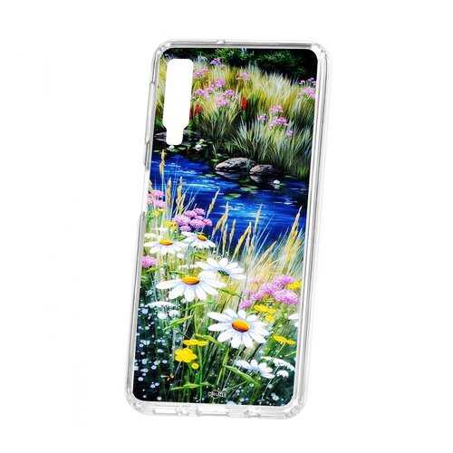 Чехол Kruche Samsung Galaxy A7 (2018) A750 Print Ромашки у ручья в Теле2