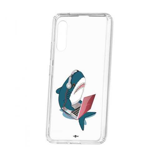 Чехол Kruche Samsung Galaxy A90 5G Print Акула в Теле2