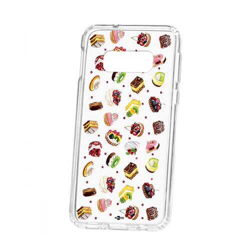 Чехол Kruche Samsung Galaxy S10e Print Cake в Теле2