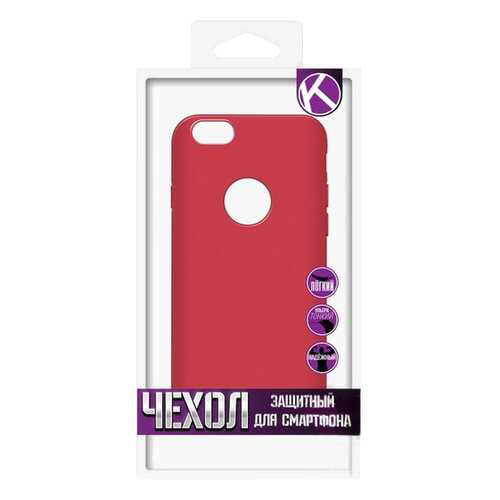 Чехол Krutoff для iPhone 6/6S Red в Теле2