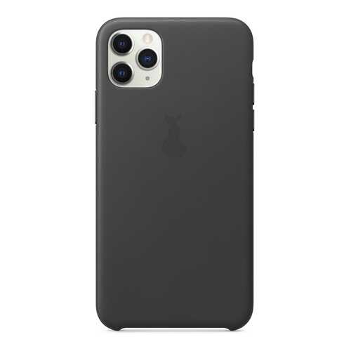 Чехол Leather Case для iPhone 11 Pro Max, LCIP11PM-01-BLAC в Теле2