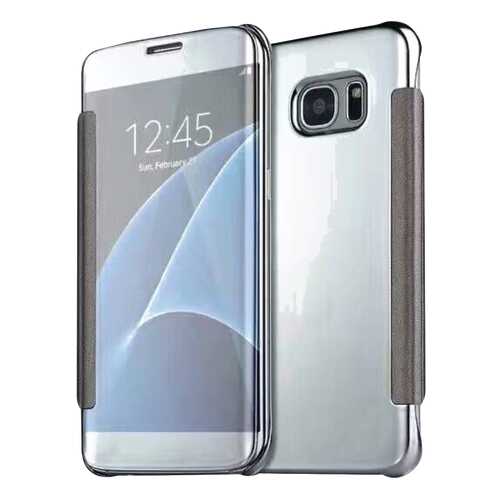 Чехол MyPads Clear View Cover для Samsung Galaxy Note 5 Silver в Теле2