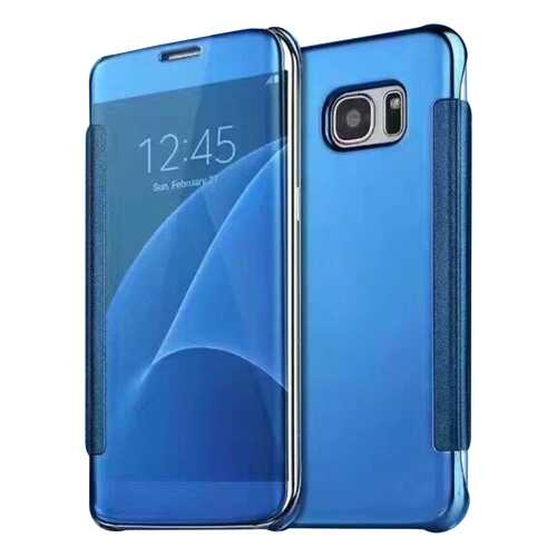 Чехол MyPads для Samsung Galaxy S7 G930 /G9300 5.1 Clear View Cover Blue в Теле2