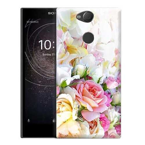 Чехол RE:PA для Sony Xperia XA2 с принтом Нежные розы в Теле2