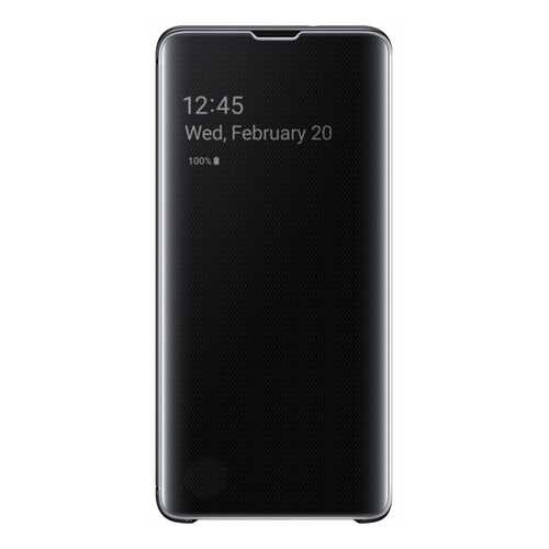 Чехол Samsung Clear View Cover для Galaxy S10 Black в Теле2