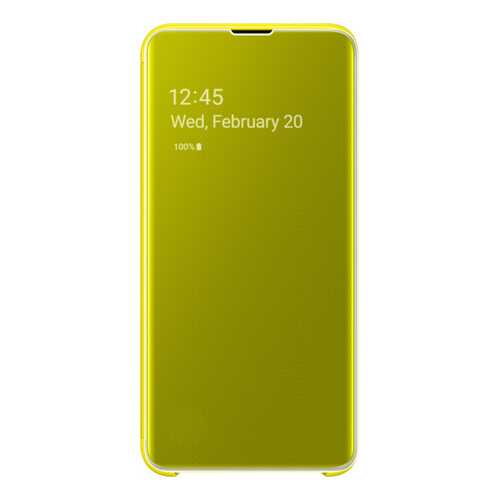 Чехол Samsung Clear View Cover для Galaxy S10E Yellow в Теле2