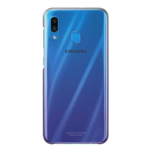 Чехол Samsung для A30 Purple/Transparent в Теле2