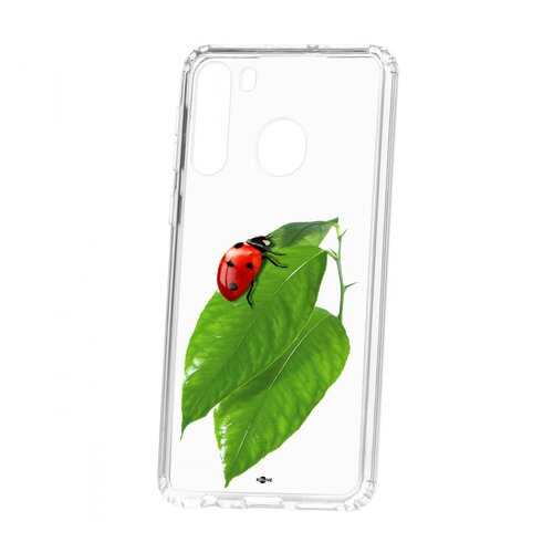 Чехол Samsung Galaxy A21 Kruche Print Ladybug в Теле2