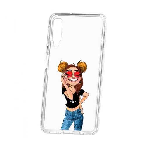 Чехол Samsung Galaxy A7 (2018) Kruche Print Smiling в Теле2