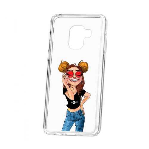 Чехол Samsung Galaxy A8 2018 (A530) Kruche Print Smiling в Теле2