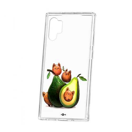 Чехол Samsung Galaxy Note 10+ Kruche Print Авокотики в Теле2