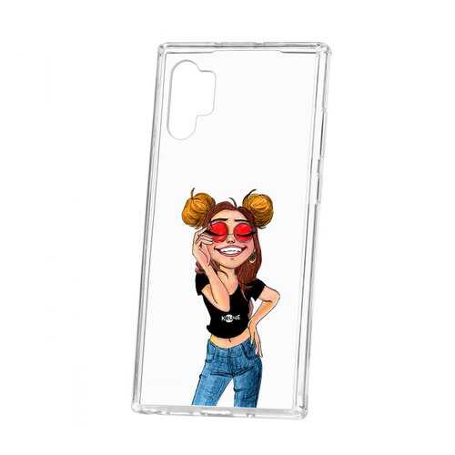 Чехол Samsung Galaxy Note 10+ Kruche Print Smiling в Теле2