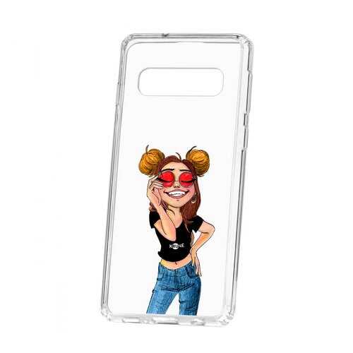 Чехол Samsung Galaxy S10 Kruche Print Smiling в Теле2