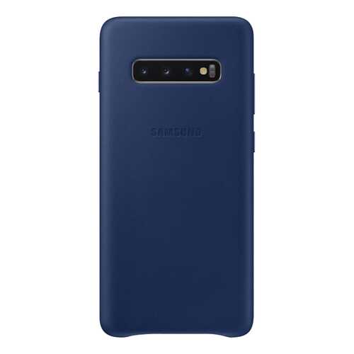 Чехол Samsung Leather Cover для Galaxy S10 Plus Dark Blue в Теле2