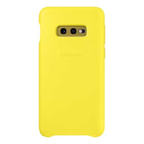 Чехол Samsung Leather Cover для Galaxy S10E Yellow в Теле2