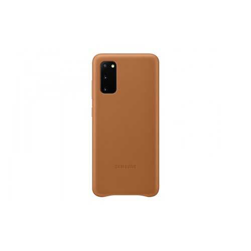 Чехол Samsung Leather Cover X1 для Galaxy S20 Brown в Теле2