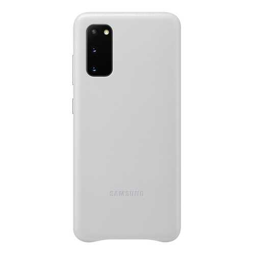 Чехол Samsung Leather Cover X1 для Galaxy S20 Silver в Теле2